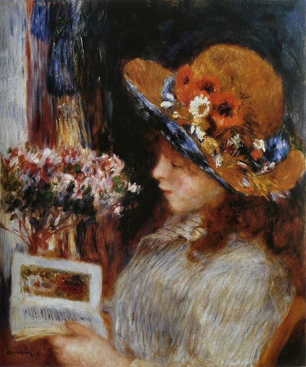 Pierre-Auguste_Renoir_-_Jeune_Fille_lisant 1886