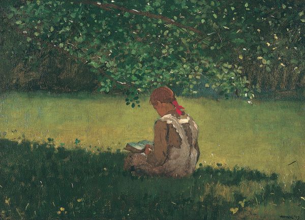 Winslow_Homer,_Reading_by_the_Brook,_1879._Oil_on_canvas._Memphis_Brooks_Museum_of_Art,_Memphis,